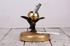 Vintage Eagle Ashtray, Metal Figurine, 1980s Smoker Gift - Etsy