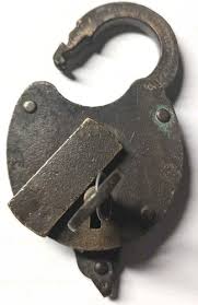 1900 1920 Eagle Lock Brass Large Padlock W/ Key 1362 13C2 | eBay