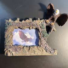 Rustic Eagle Picture Frame 8" x 9.5" | eBay