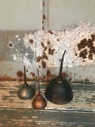 Set of 3 Vintage Oil Cans, Collection of Oil Cans, One is ...