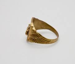 Brass Devil Dogs Signet Ring - Bold, Statement Military ...