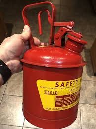 Vintage EAGLE SAFETY Gas Can U1-10S Type1 1 U.S. Gallon 24 ...