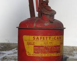 Old Small Working Metal Safety Can Shipping Included - Etsy