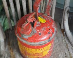 Eagle Safety Gas Can Red Gas Can Vintage Gas Can. Photo Prop ...
