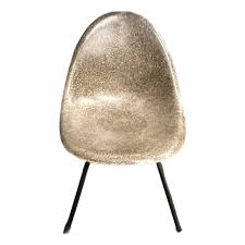 1950s Early Mid-Century Black Fiberglass Scoop Shell Chair | Chairish