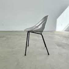 Set of 4 Pierre Guariche Aluminum Chairs