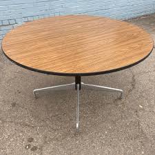 Segmented Aluminum Group Dining Table by Charles Eames | Chairish