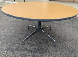 56" Vintage Herman Miller MCM Round Dining or Conference Table *(shipping is NOT Free) - Etsy Israel