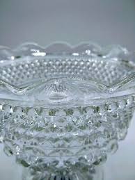 ANCHOR HOCKING WEXFORD PATTERN 7" FOOTED COMPOTE/CENTER PIECE | eBay