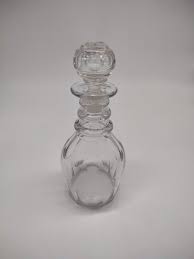 Antique Flint Glass Decanter with Original Stopper Three ...