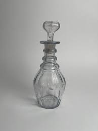 19th c. American Hexagonal Blown Glass Decanter | eBay