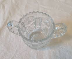 Clear Vintage Imperial Glass Mogul Variant Mini Open Sugar ...