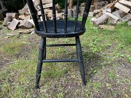 Nichols Stone Chair -- Black Americana Chair -- Windsor ...