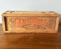 Vintage Early Times Since 1860 Decorative Wood Whiskey Crate - Etsy Israel