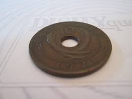 1921 TEN .10 CENTS! Vintage EAST AFRICA coin: GEORGE V ...