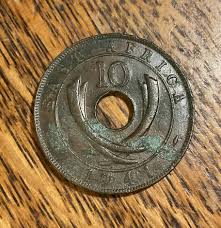 1941 East Africa 10 Cents Coin XF -Free Shipping | eBay
