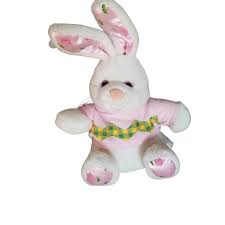 Gemmy | Toys | Gemmy White Rabbit Easter Bunny Plush Stuffed ...