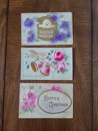 Lot Of 3 Vintage Easter Postcards | eBay