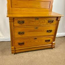 1800s Antique Danish Gustavian Dresser With Carved Detailed Mirror. | Chairish