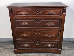 Sold at Auction: ANTIQUE FOUR DRAWER DRESSER