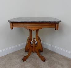 Vintage Antique Victorian Distressed Dark Wood Side End WALL Table Nightstand! | eBay