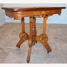 Victorian Revival Flip-Top Game Table - AptDeco