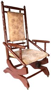 Antique Upholstered Oak Platform Rocker - Circa: 1915 ~ $0 ...