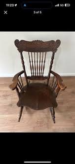 Solid Wood Vintage Rocking Chair for Sale in Mount Laurel Township, NJ - OfferUp