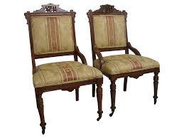 Eastlake Antique Chairs - a Pair | Chairish