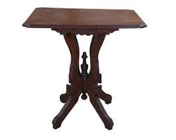 Antique Late Victorian Carved Walnut Parlor Side Table - Etsy