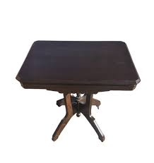 Antique Eastlake Victorian Side Table With Rollers | eBay