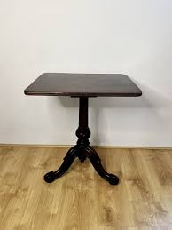 Antique Victorian Quality Mahogany Square Top Lamp Table - Etsy