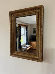 Vintage Wall Mirror in Decorative Gold Frame - Etsy