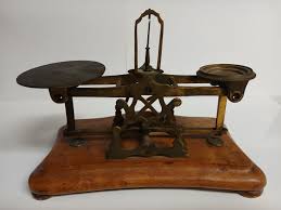 Antique Sampson Mordan & Co Brass Letter Postal Scale ...