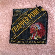 Vintage Trappers Point EATONS Hot Pink 4 Point Wool Blanket ...