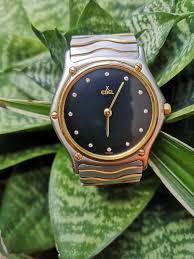 Vintage Ebel Black Face Watch - Etsy Australia