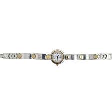 Eclessi 925 Solid Sterling Silver Ladies Two Tone VIntage Watch | eBay