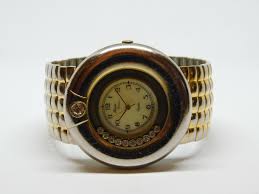 Jacques Couture Two Tone Quartz Analog Women's Watch Sz ...