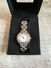 Ecclissi Sterling Silver Wristwatch 57.95 grams w box Ladies ...