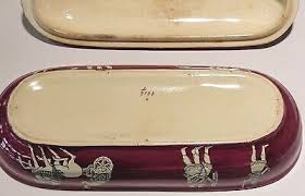 Antique Victorian Greek Style Ceramic Toothbrush Razor ...