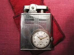 Vintage Eclydo Cigarette Lighter with Embedded 16-Jewel ...