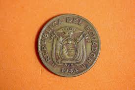 1944 D Ecuador 20 Centavos Brass Coin #M17463 | eBay