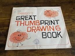 Vintage 1977 Ed Emberley's Great Thumbprint Drawing ...