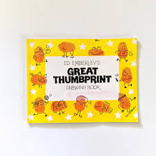 Ed Emberley's Great Thumbprint Drawing Book. Vintage ...