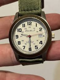 Eddie Bauer Men's Quartz Field Watch, WR To 5atm, Date ...