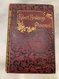 Robert Browning Poems 1872 Hardback Book With Dedication to ...