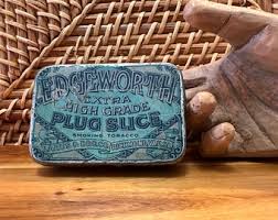 Edgeworth Extra High Grade Plug Slice Pipe Tobacco Tin ...