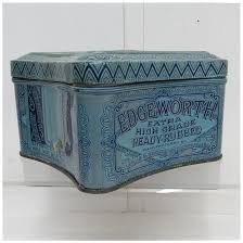 Edgeworth Smoking Tobacco Advertising Tin. For Sale at Ruby Lane