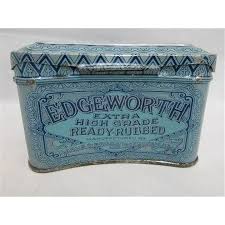 Edgeworth Smoking Tobacco Advertising Tin. For Sale at Ruby Lane
