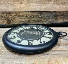Edinburgh Clock Works Co., Pocket Watch Style Wall Clock ...